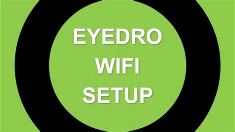 eyedro wifi setup.